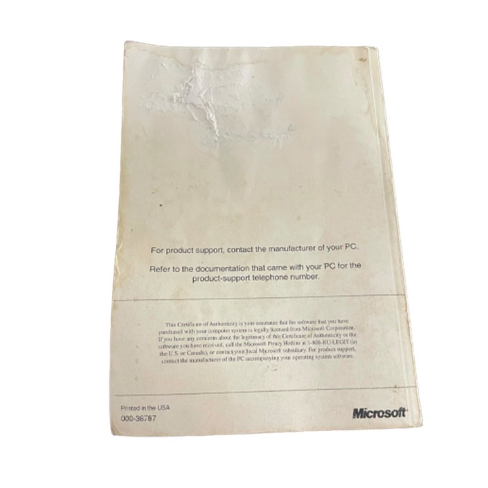 Microsoft MS-DOS 6.22 Operating System, Concise User's Guide Without Disc - Picture 2 of 3